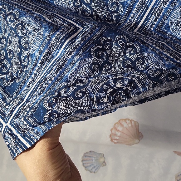 Sleep by Cacique blue and white Kaftan - Picture 2 of 6